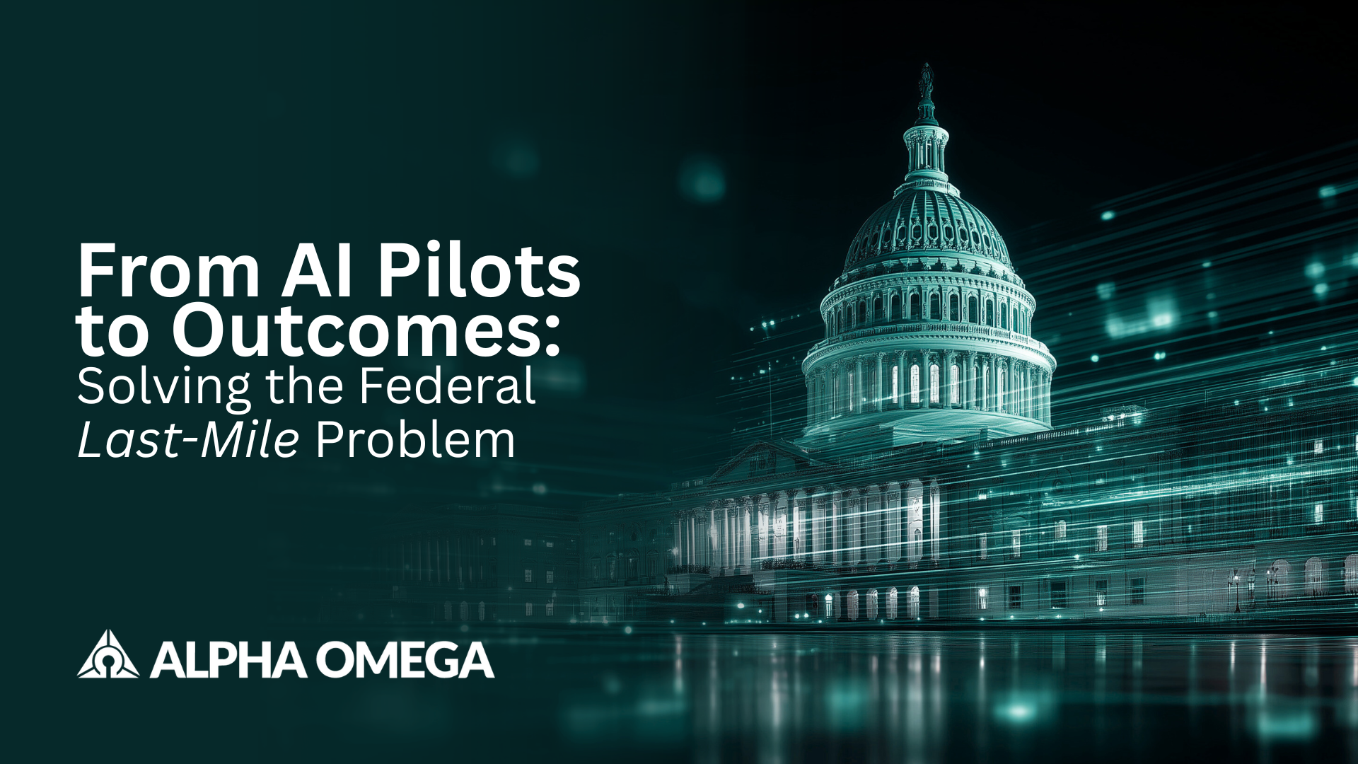 Alpha Omega has been on the front lines of helping federal agencies bridge this last mile. From supporting mission-critical cybersecurity at DHS, to driving data modernization for CDC, to enabling AI/ML-powered decision support across civilian and defense programs, we know what it takes to move beyond pilots. In federal health specifically, the stakes are even higher. Agencies like CDC and DHA need AI solutions that accelerate insight while protecting privacy, ensuring compliance, and maintaining public trust. The last mile isn’t just about getting technology into production—it’s about safeguarding lives, reducing risk, and improving outcomes at scale.