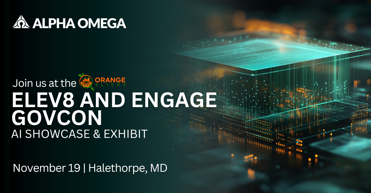 Elev8 and Engage GovCon AI Showcase, An Orange Slices Event