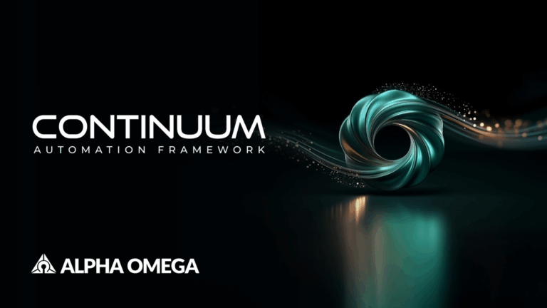 Alpha Omega Launches Continuum Automation Framework