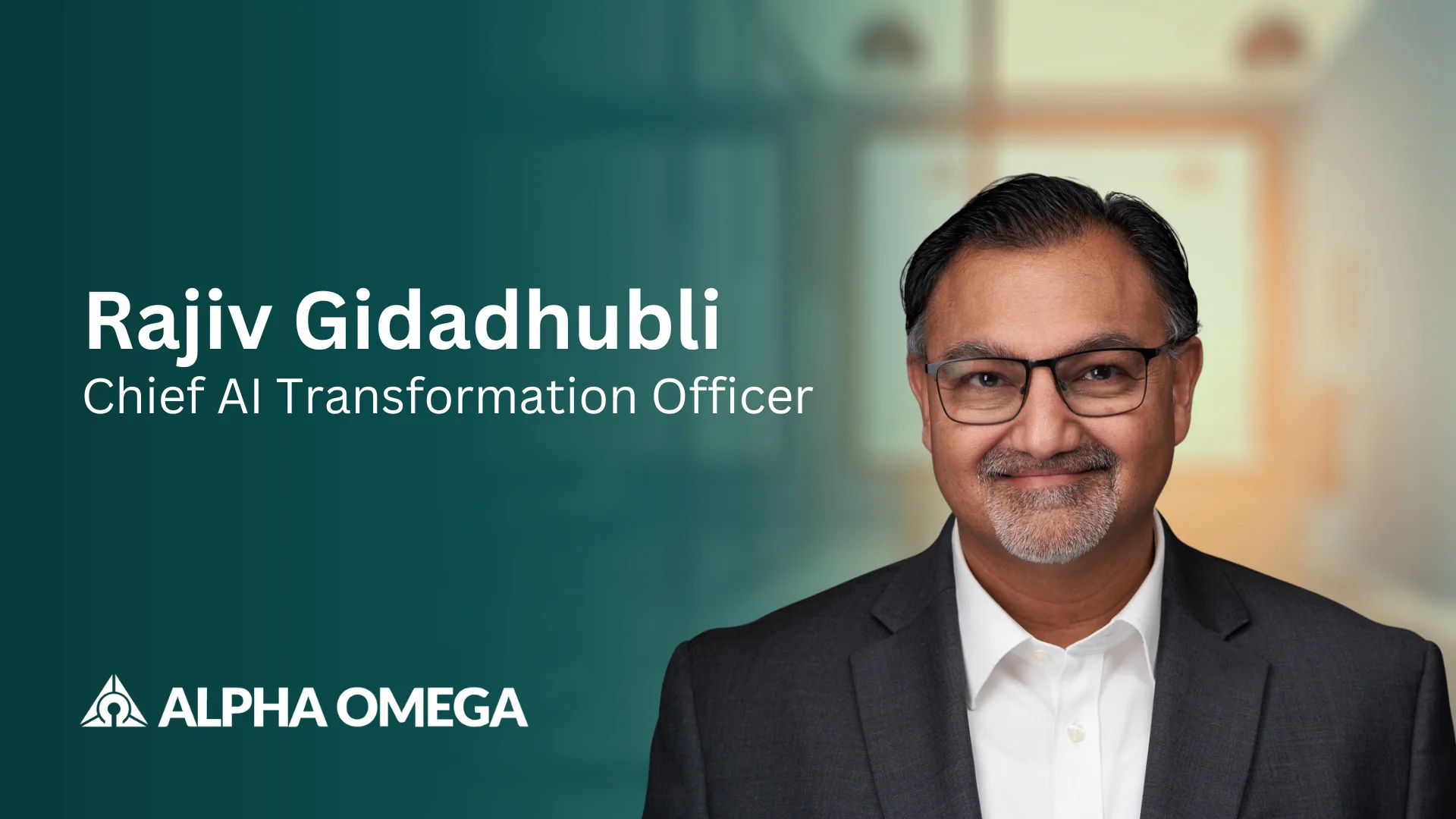 Alpha Omega appoints Rajiv Gidadhubli Chief AI Transformation Officer