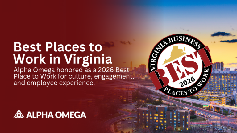 Alpha Omega Named a Best Place to Work in Virginia 2026