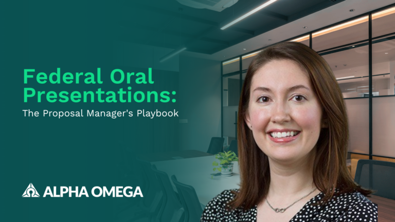 Federal Oral Presentations: The Proposal Manager’s Playbook