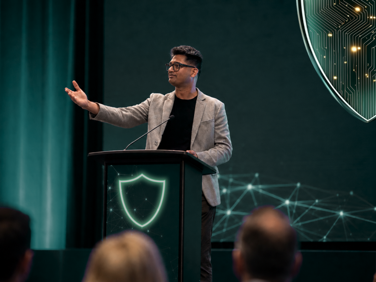 CTO Nitin Vartak delivers Cyber talk at Potomac Officers Club