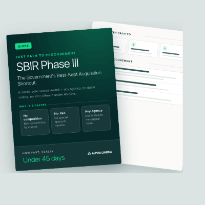 SBIR Phase III Quick Reference Guide