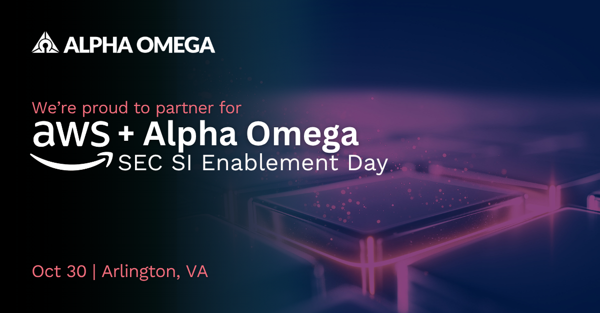 AWS + Alpha Omega | SEC SI Enablement Day 2026